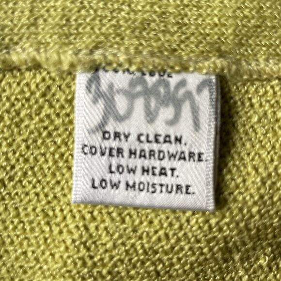 St John Blazer Women Sz 6 Lime Green Open Front Santana Knit Jacket Stunning USA - Picture 7 of 12